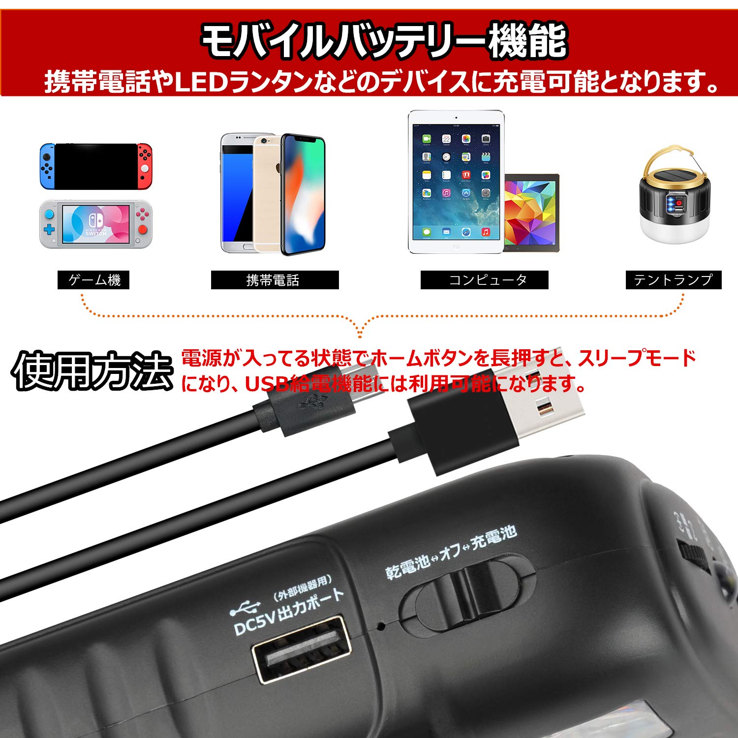 Amazon | 【2023年 ワンセグテレビ 4.3インチ FM/AMラジオ機能搭載