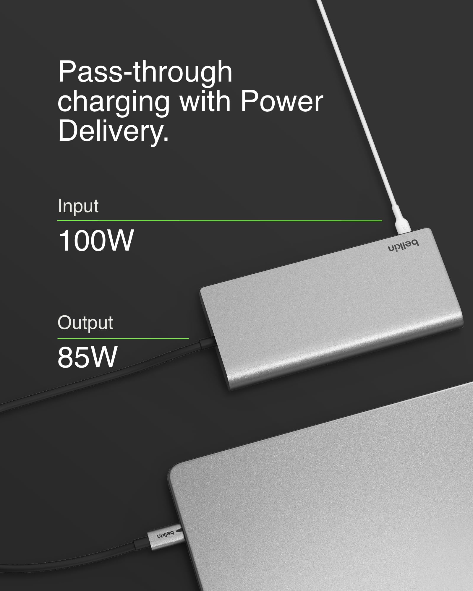 Belkin Universal USB-C 8-in-1 Dual Display Core Hub with 4K Dual