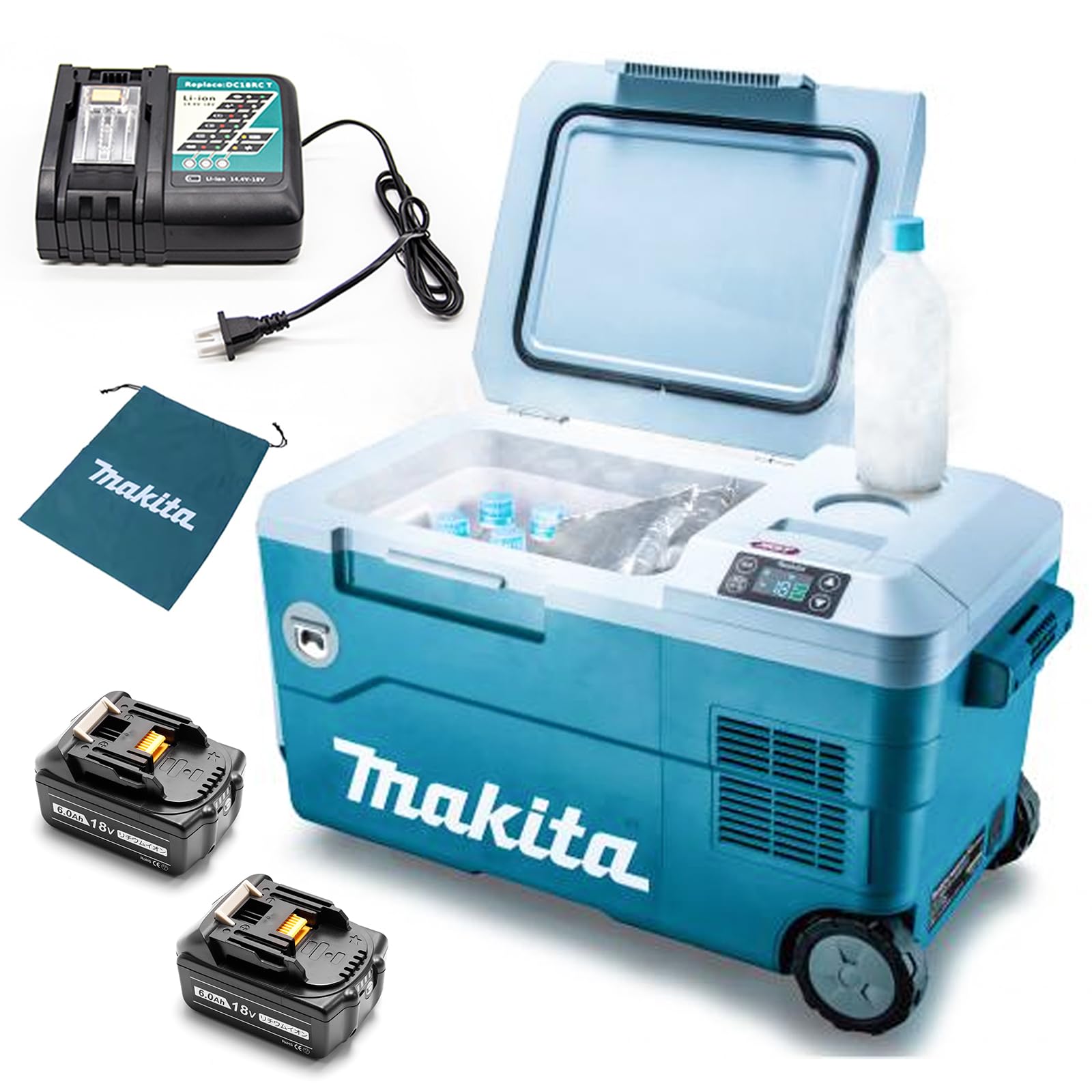 Amazon | マキタ 充電式 保冷温庫 ポータブル冷蔵庫 20L 5点セット