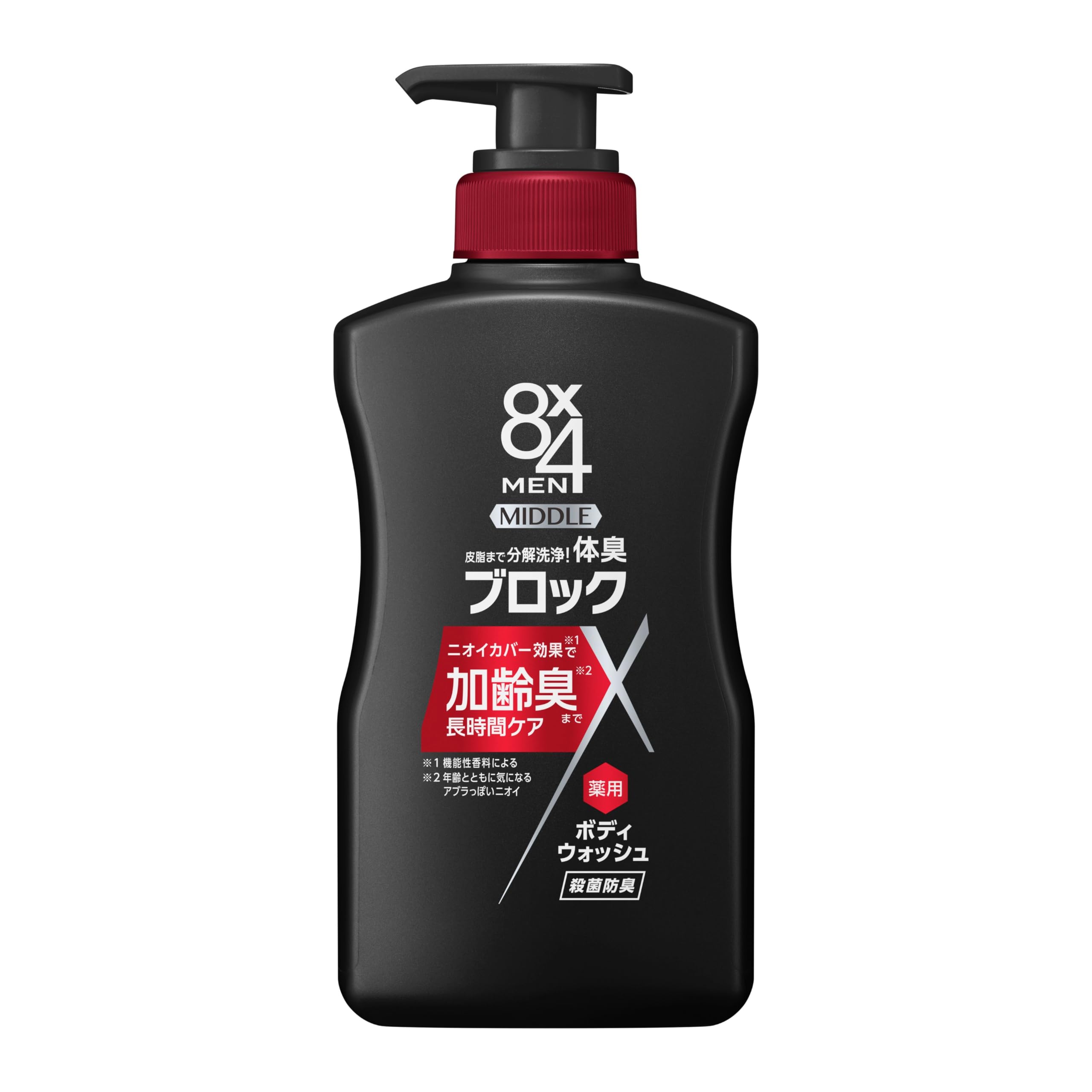 Amazon | エイトフォー 8x4メンミドルボディウォッシュ 本体 400ml