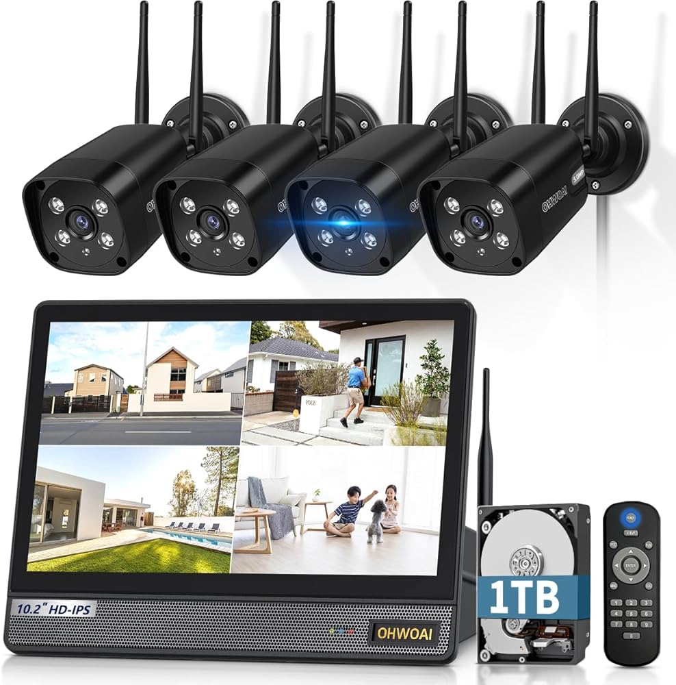 Amazon.co.jp: 【業界唯一ダブルアンテナ搭載】OHWOAI ワイヤレス防犯