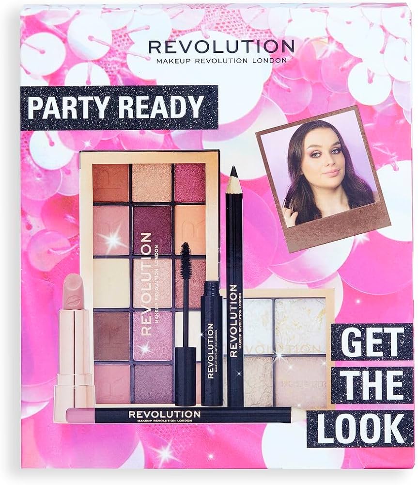 Amazon.com : Makeup Revolution Get The Look Gift Set Party Ready