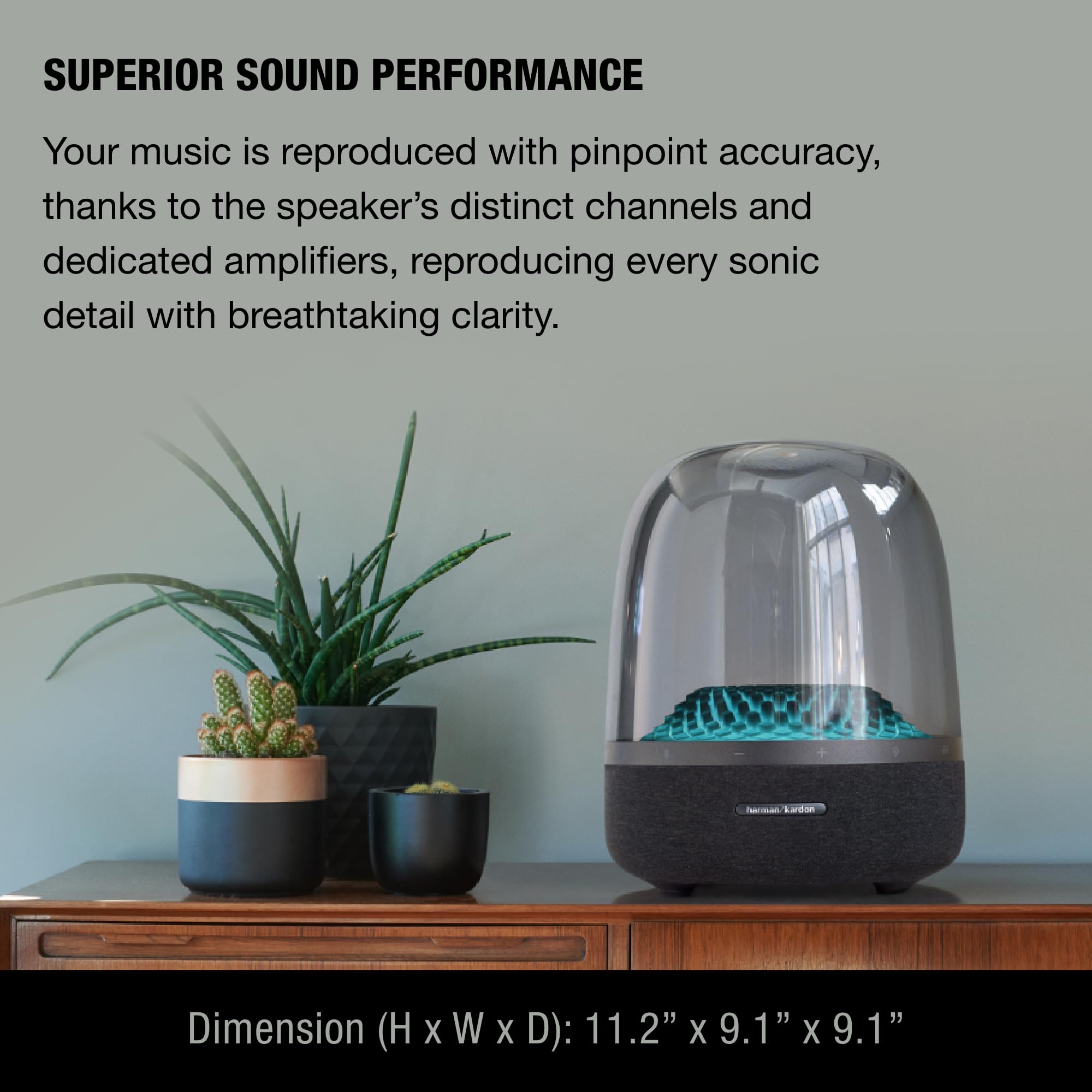 Amazon.com: Harman Kardon Aura Studio 4 - Bluetooth Home Speaker
