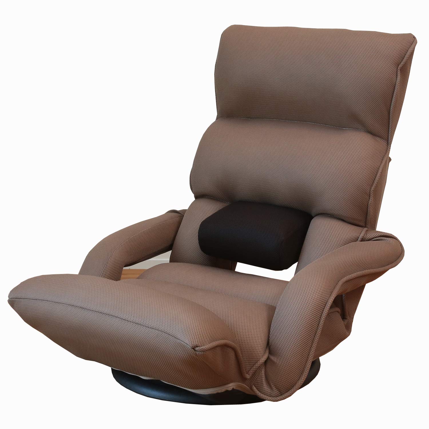 Amazon｜腰の神様がくれた座椅子 回転式 [リクライニング/14段階] ZDKL