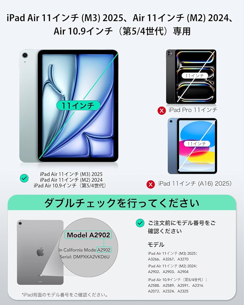 Amazon.co.jp: ESR Flex iPad キーボード付きケース, iPad Air 11