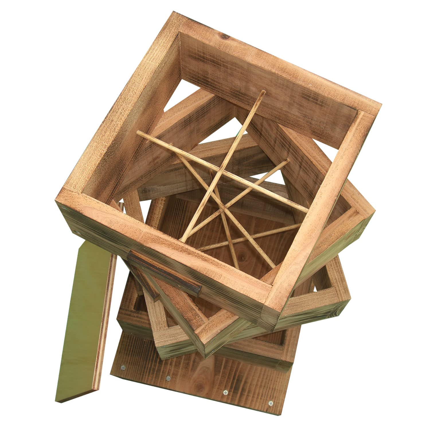 Amazon.co.jp: 日本蜜蜂 日本みつばち 日本ミツバチ 巣箱 重箱式 4段