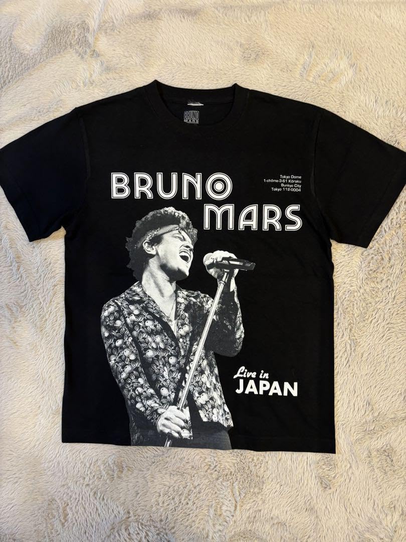 Amazon.co.jp: ブルーノマーズ東京ドームツアー2024ライブ限定TシャツM