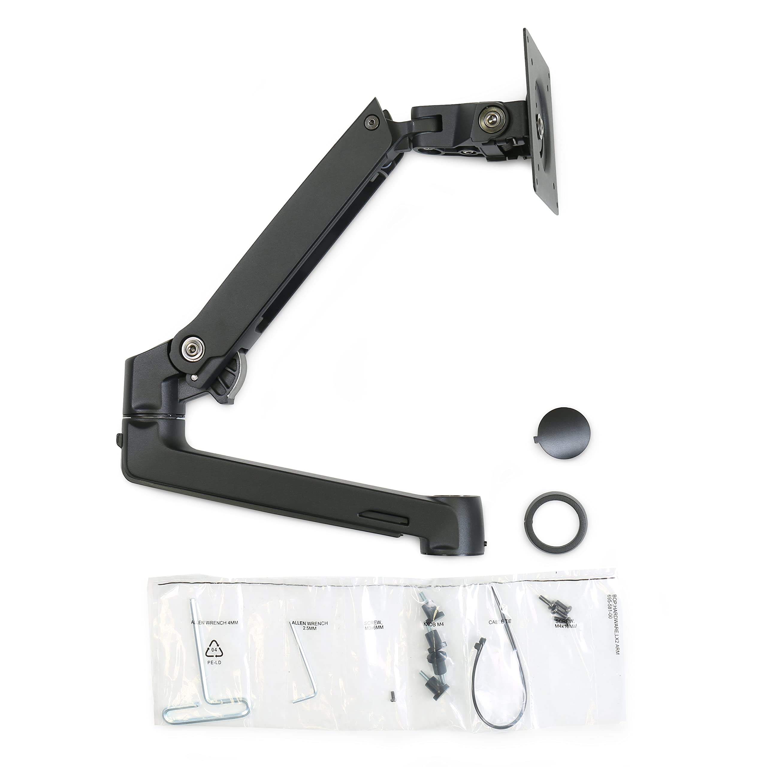 Amazon.com: Ergotron – LX Monitor Arm, Extension, and Collar Kit