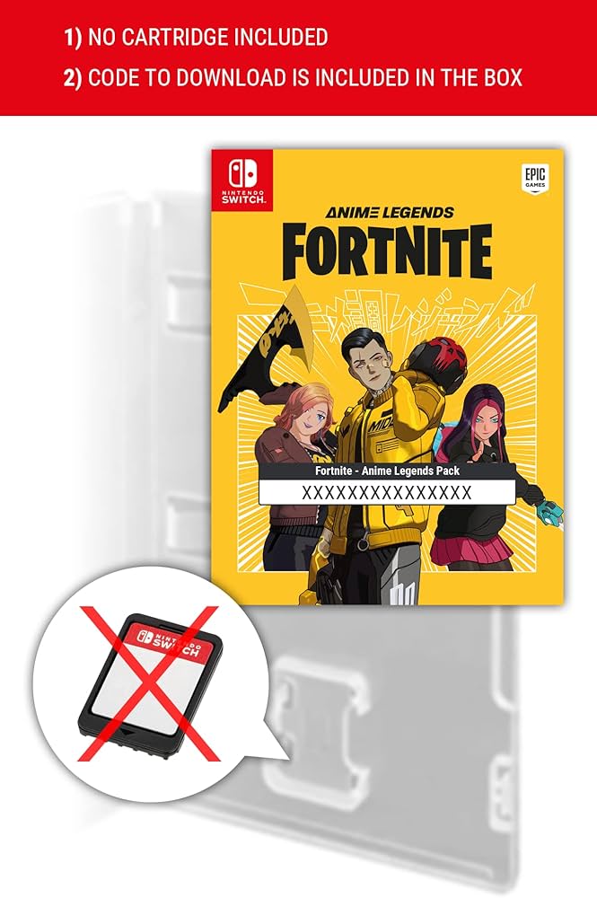 Amazon.co.jp: Fortnite - Anime Legends (Nintendo Switch - Code in