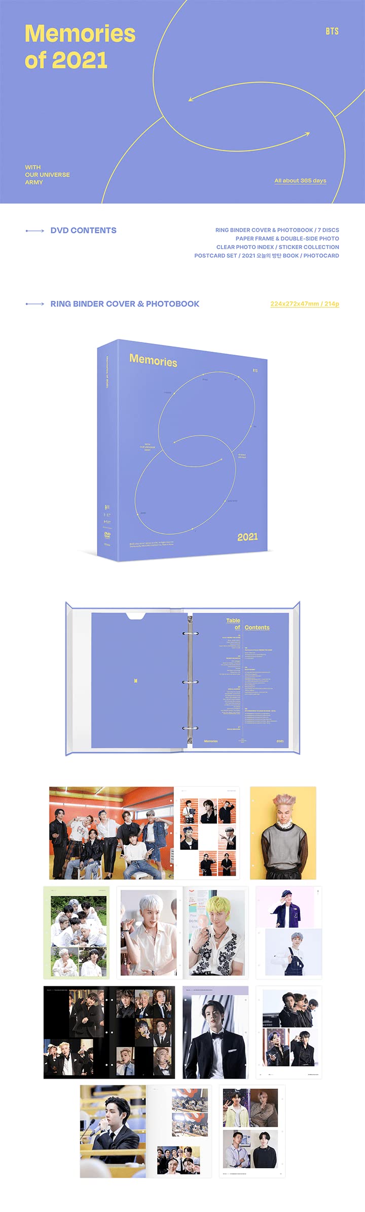 Amazon.com: [DVD] Bangtan Boys - Memories of 2021 DVD : Electronics