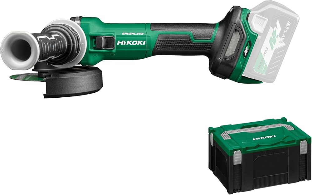 Hikoki 36V Cordless Disc Angle Grinder Machine, 125 mm Size