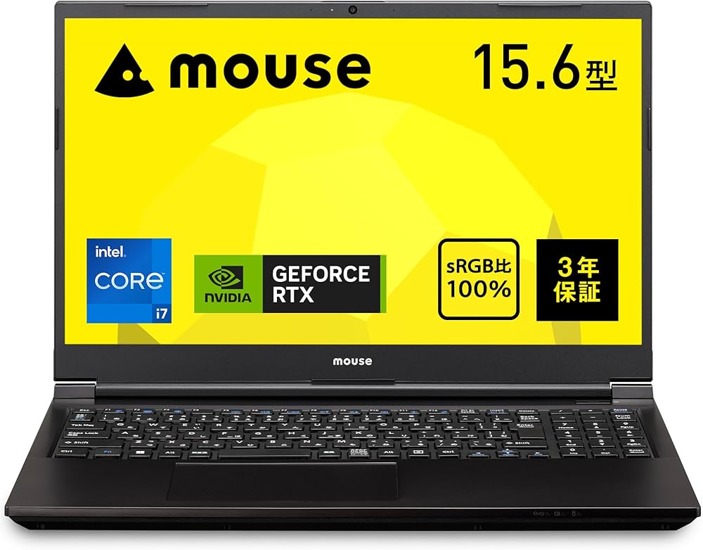 Amazon.co.jp: mouse K5 【3年保証】ノートパソコン(15.6インチ フルHD