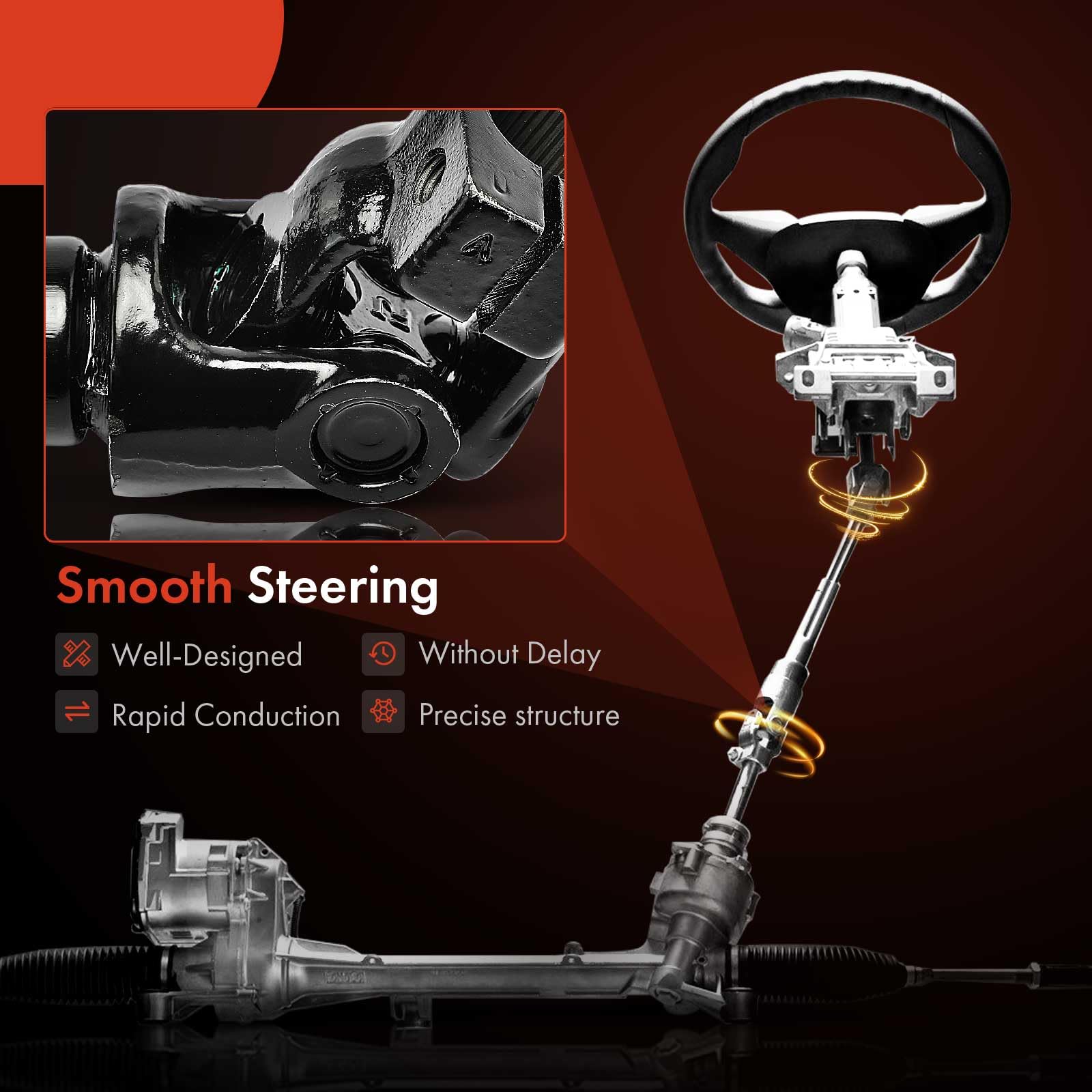 Amazon | A-Premium インターミディエイトステアリングシャフト