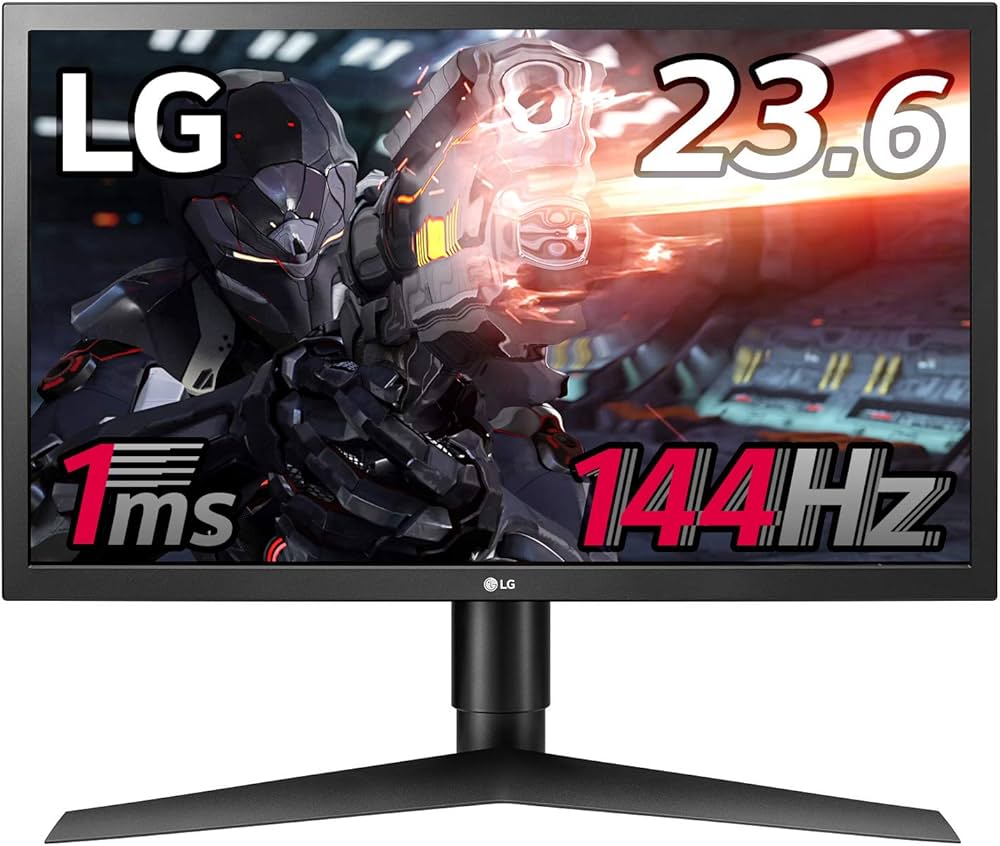 LG UltraGear 24インチ ゲーミングモニター 美品 箱付 公式】LG