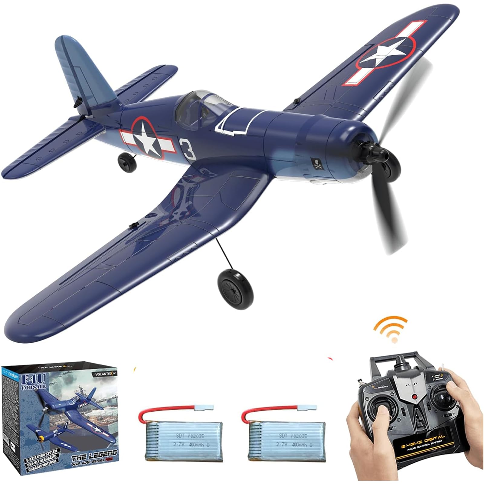 Amazon.com: F4U Corsair Remote Control Airplane, 4CH RC Airplane