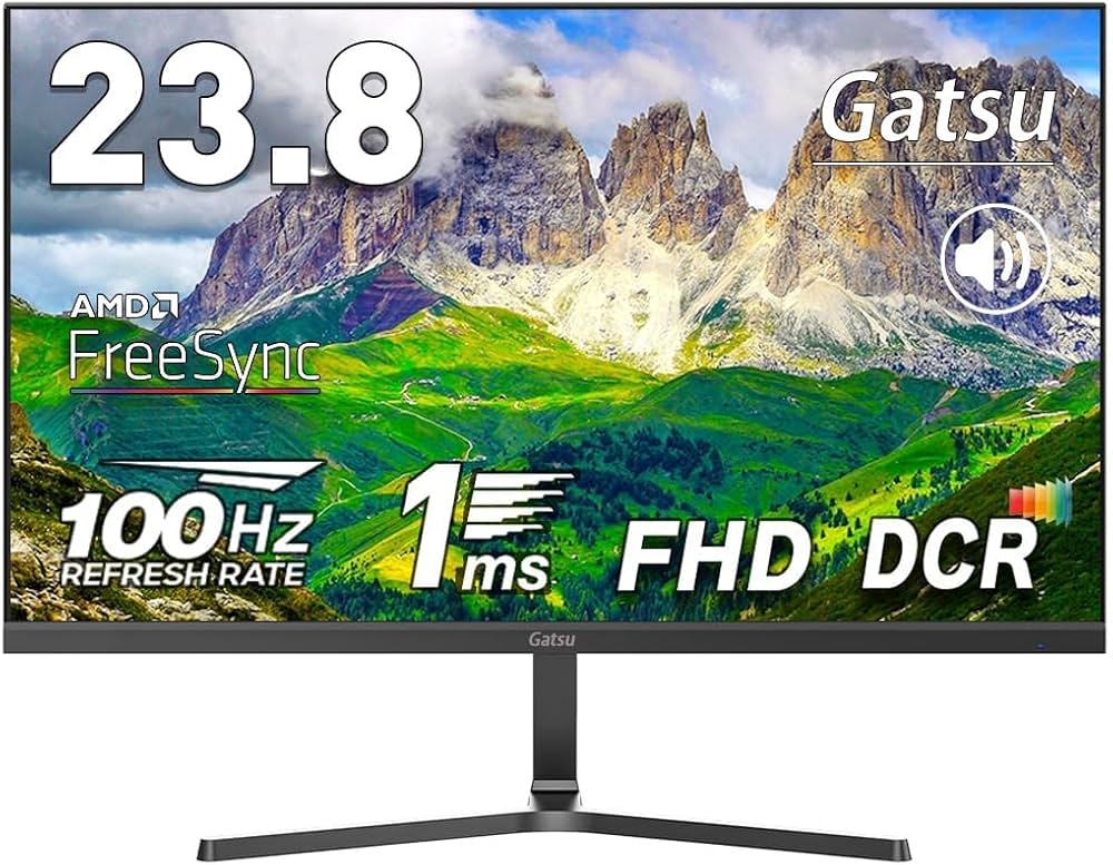 Amazon.co.jp: Gatsu モニター 23.8インチ 100Hz ゲーミングモニター