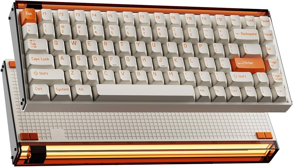 Amazon | MelGeek MADE84 Pro 有線キーボード、US英語配列、ホール効果