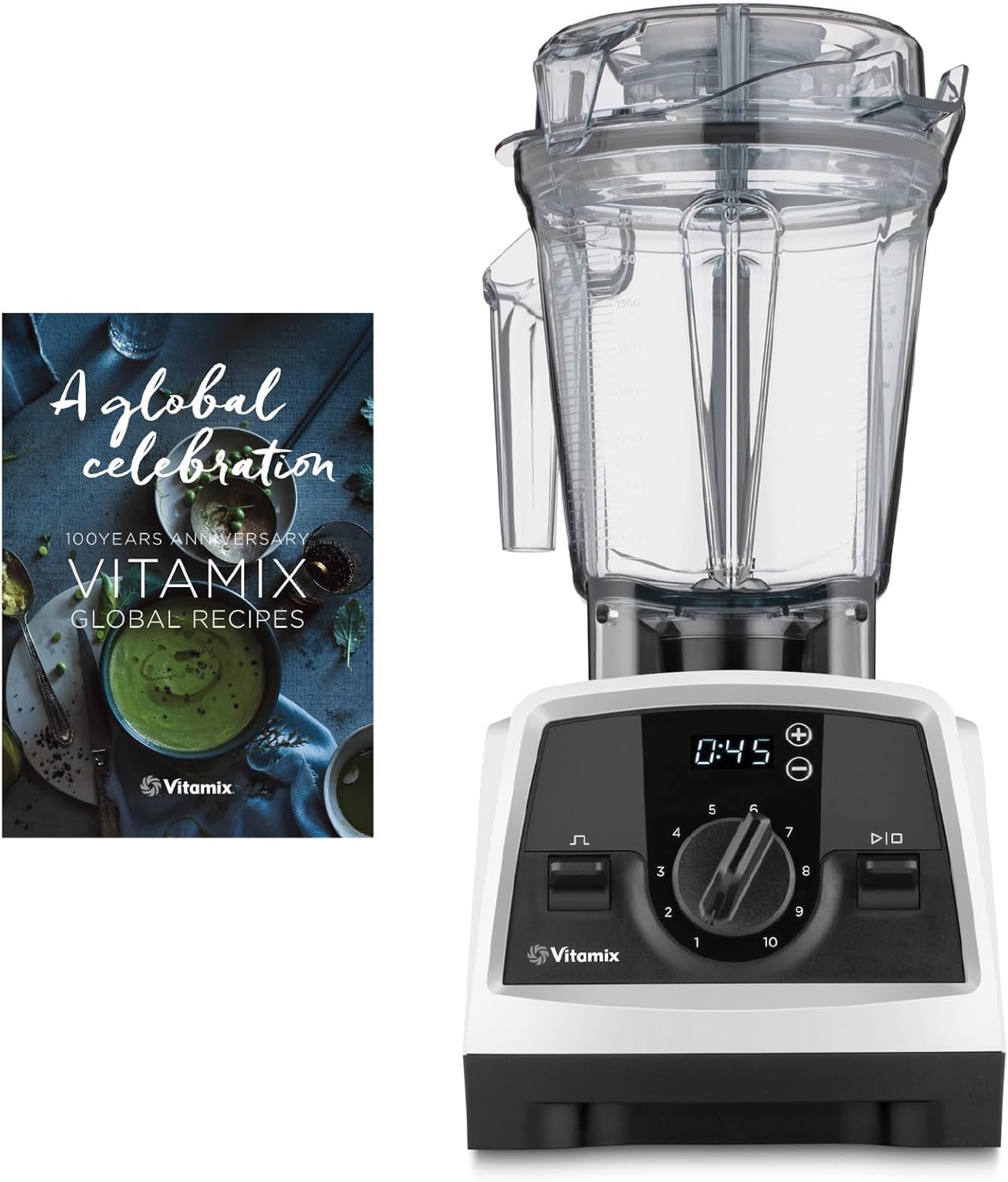 Amazon | 【公式】Vitamix V1200i ホワイト ミキサー 限定特典付き 1台
