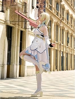 Amazon.co.jp: 原神周辺 空 蛍 コスプレ衣装 髪飾り/靴下付き げんしん