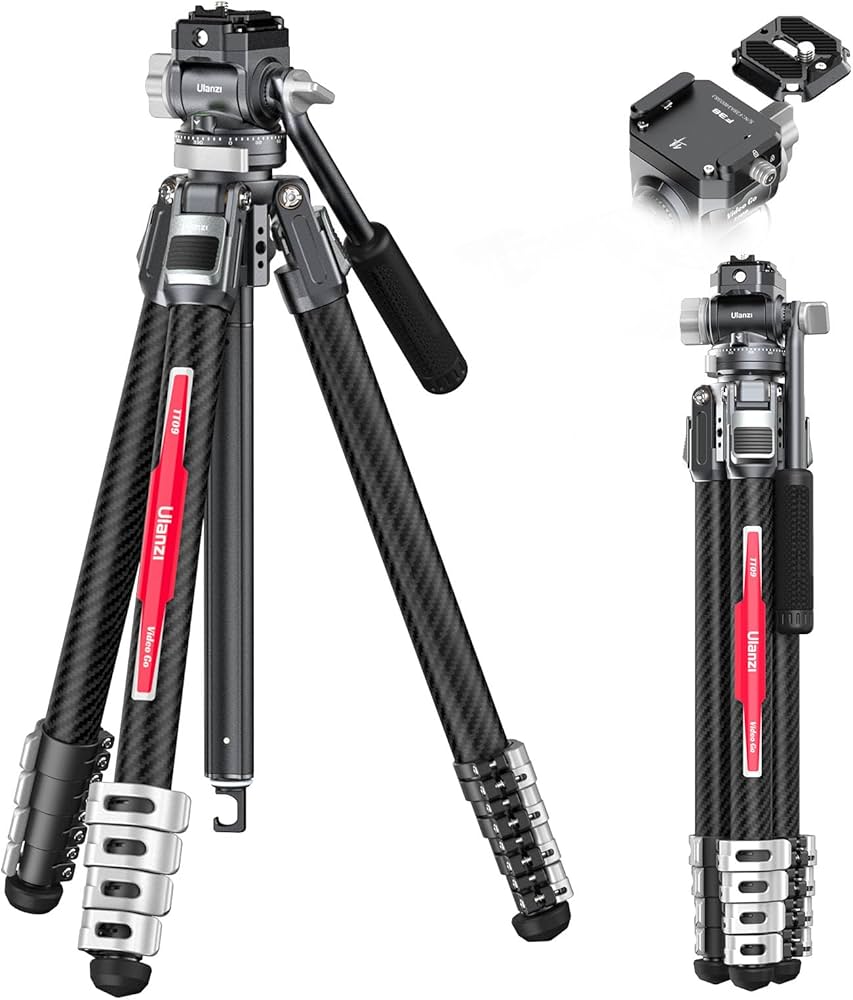 Amazon | Ulanzi TT09 VideoGo カメラ三脚 F38クイックリリース付き