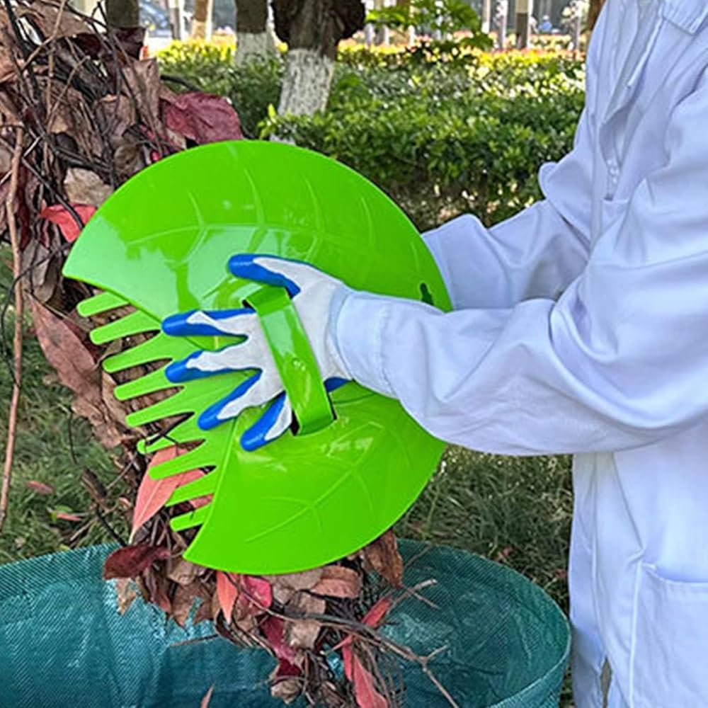 Amazon.co.jp: 葉スコップ、葉爪 - 葉っぱ拾い用熊手軽量庭葉スクープ