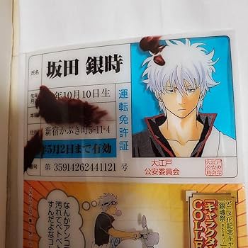 Amazon.co.jp: 銀魂公式キャラクターブック「銀ちゃんねる!」銀時免許