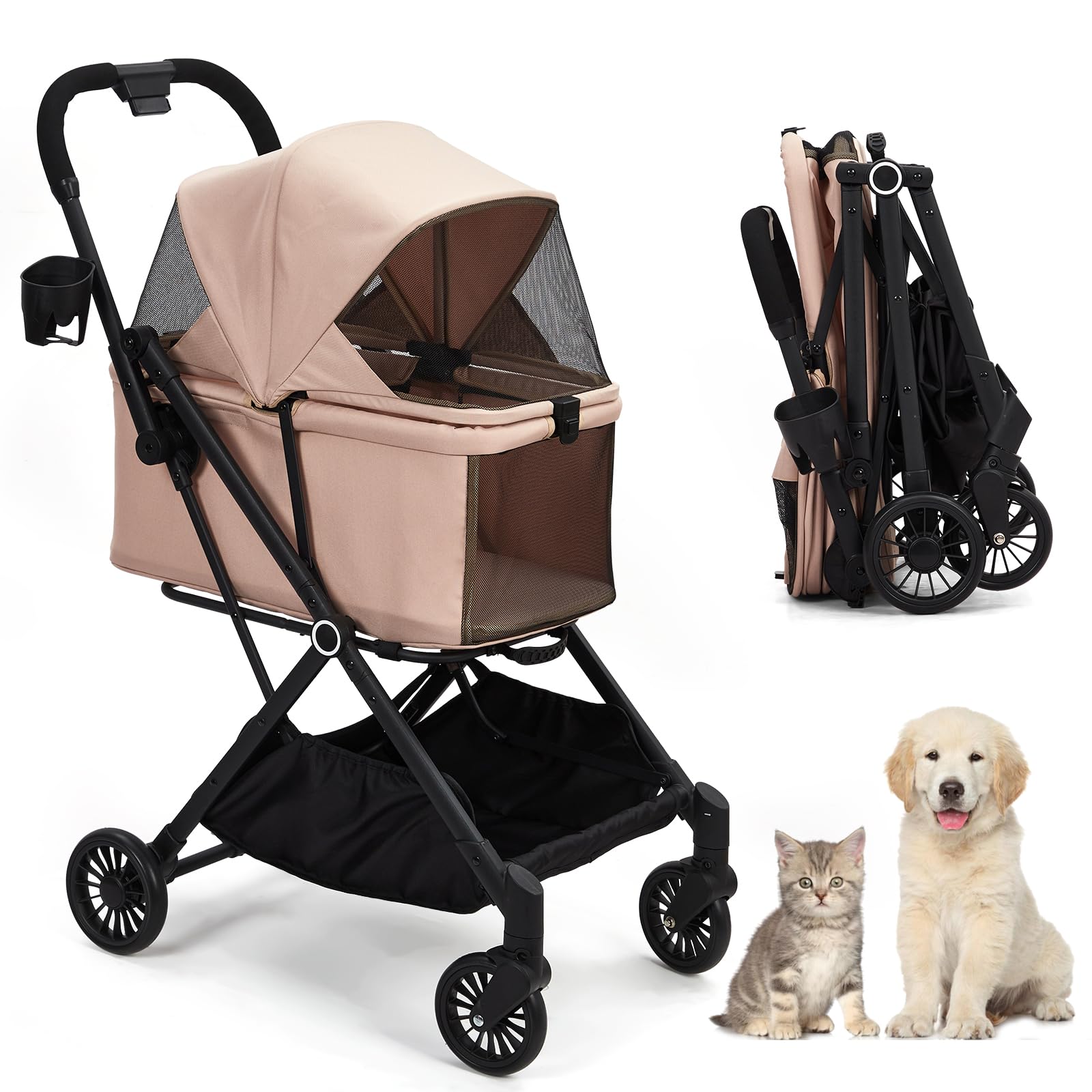 Amazon.co.jp: ベラクシー(Beraxy) ペットカート 小型犬 中型犬 4輪