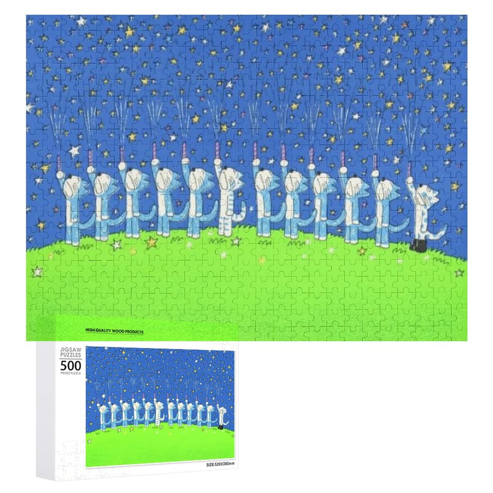 Amazon | 11ぴきのねこ ジグソーパズル 300/500/1000PCS パズル