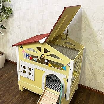 Amazon | アウトレット 組立品 北欧デザインペットハウス うさぎ