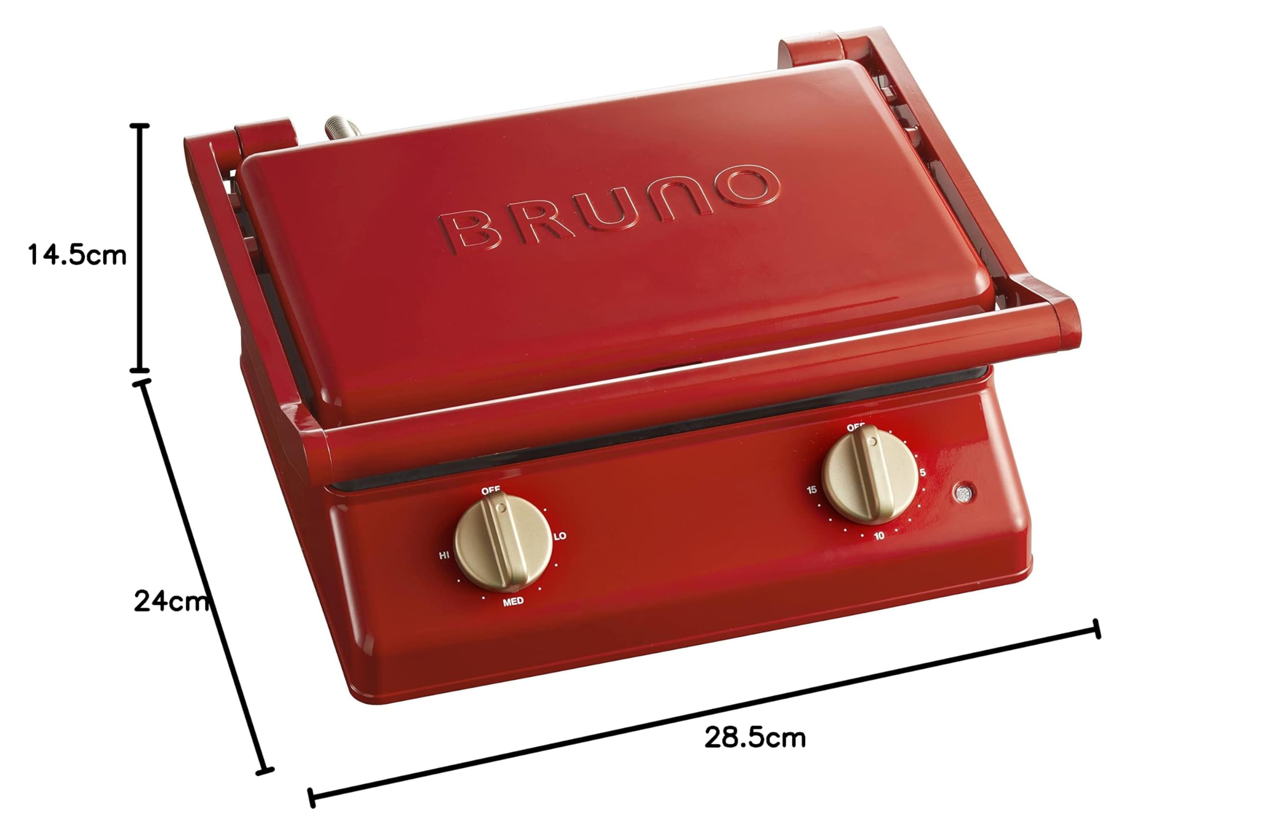 Amazon | BRUNO（ブルーノ）グリルサンドメーカー ダブル レッド