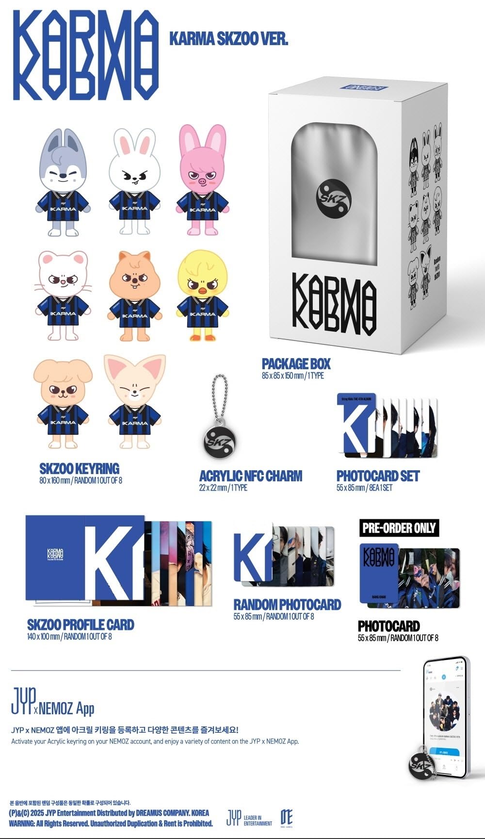 Stray-Kids Karma [SKZOO Ver.] 4th Album+Pre-Order Gift : Amazon.it