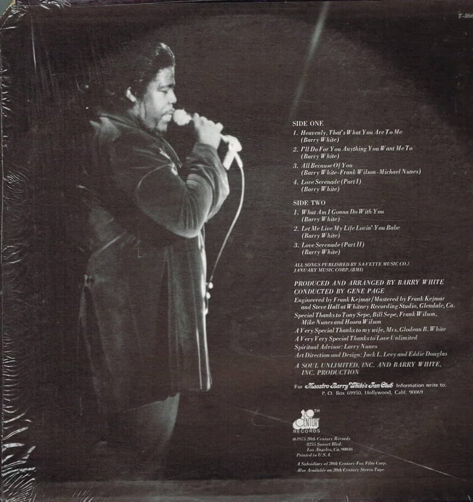 Barry White - Just Another Way To Say I Love you - Amazon.com Music