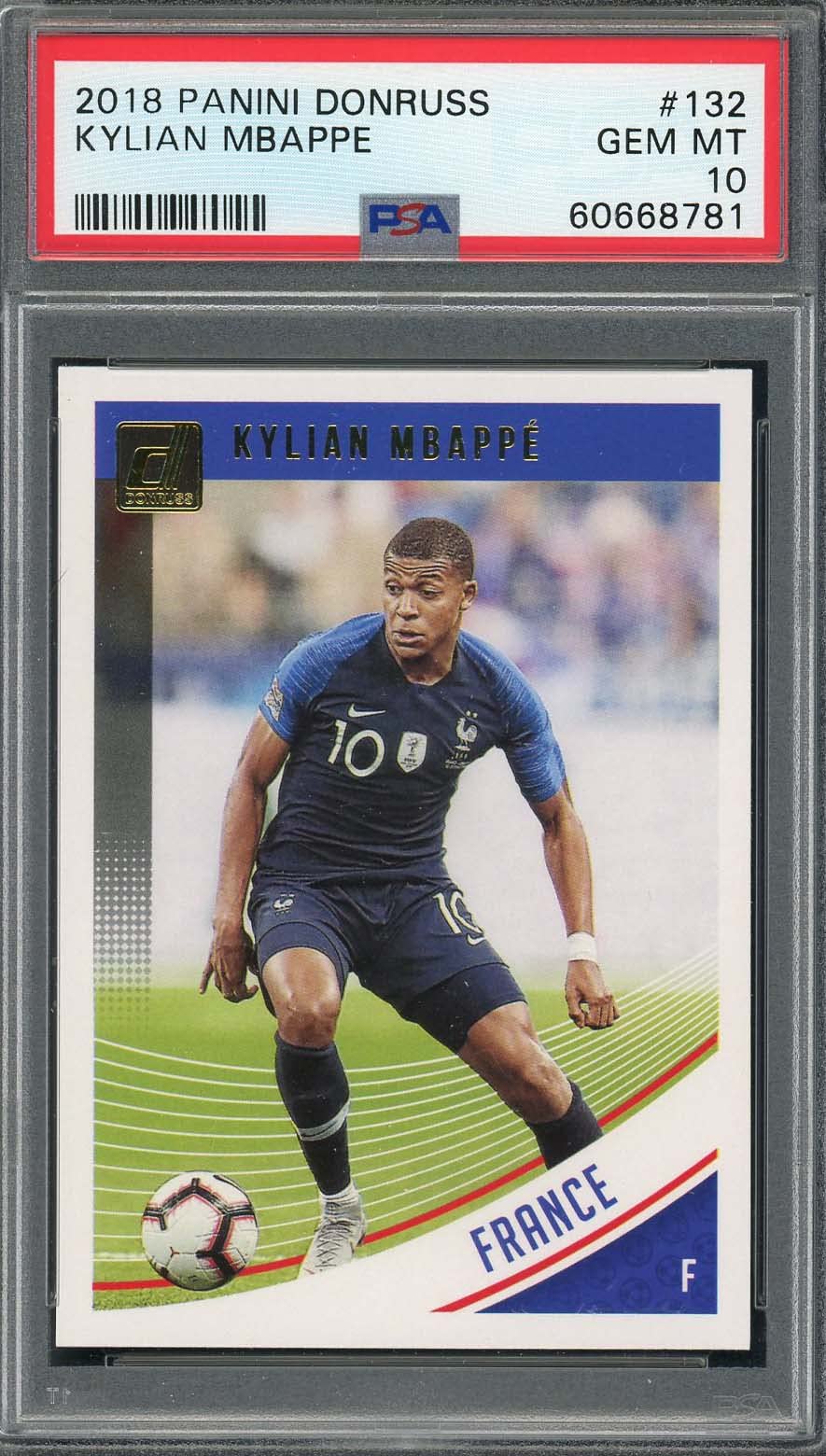Amazon.com: Kylian Mbappe 2018 Donruss Soccer Rookie Card #132