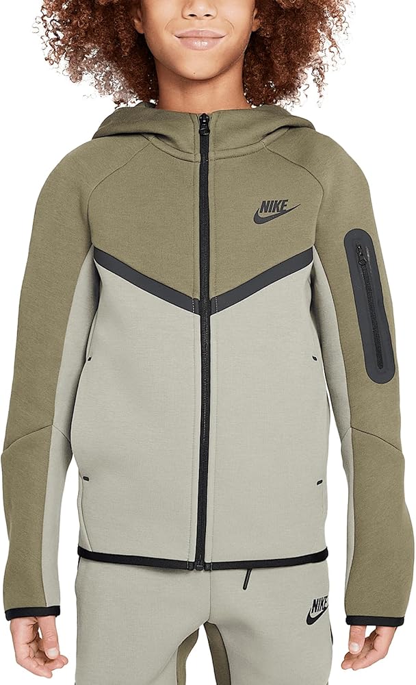 Amazon.com: Nike Sportswear Tech Fleece Big Kids' Full-Zip Hoodie