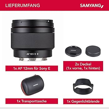 Amazon.com : Samyang AF 12mm F2.0 Autofocus Lens for Sony E