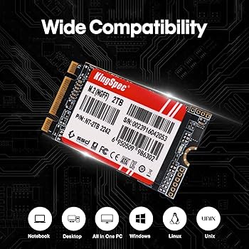 Amazon.com: KingSpec NT Series 512GB M.2 2242 SATA SSD - Not