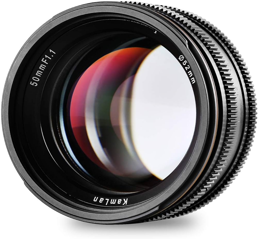 Amazon.co.jp: Kamlan 50mm f/1.1 マニュアルフォーカス マイクロ