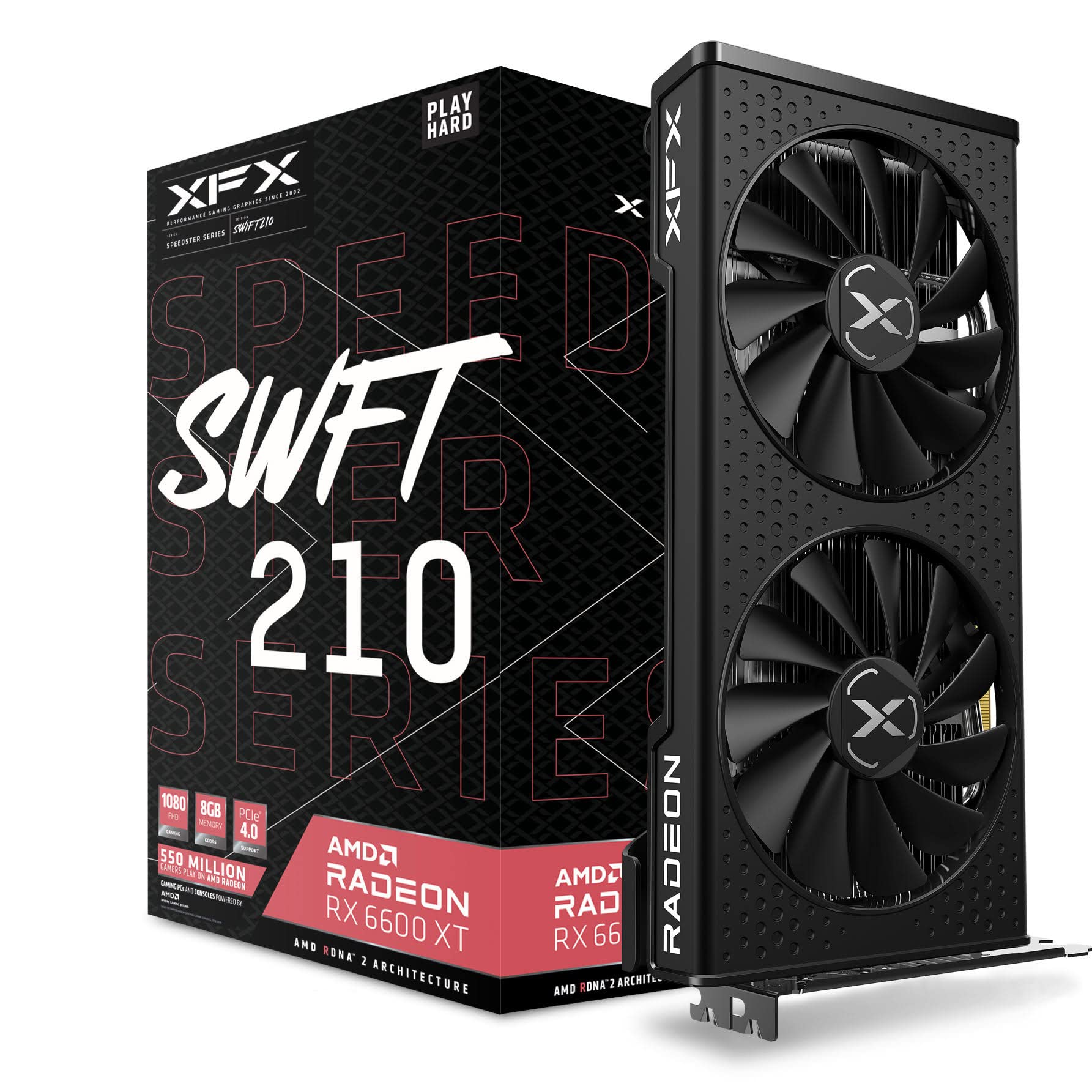 Amazon | XFX Speedster SWFT210 Radeon RX 6600 XT CORE ゲーミング