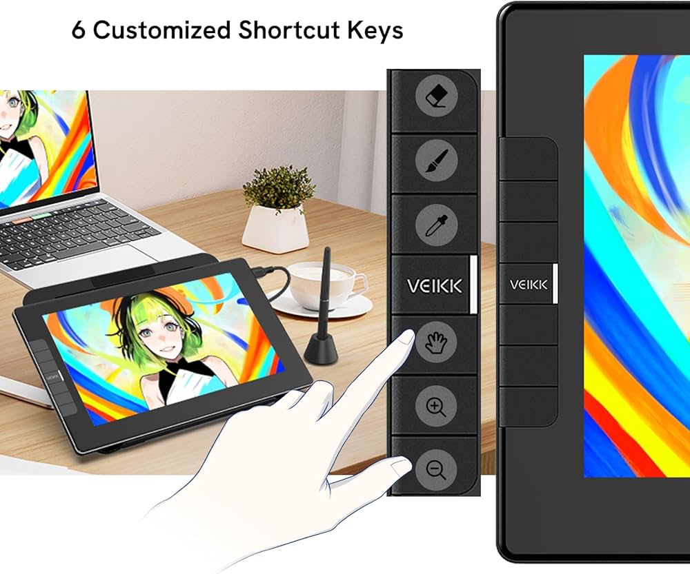 Amazon.com: VEIKK VK1200 11.6 inch Drawing Tablet with Screen