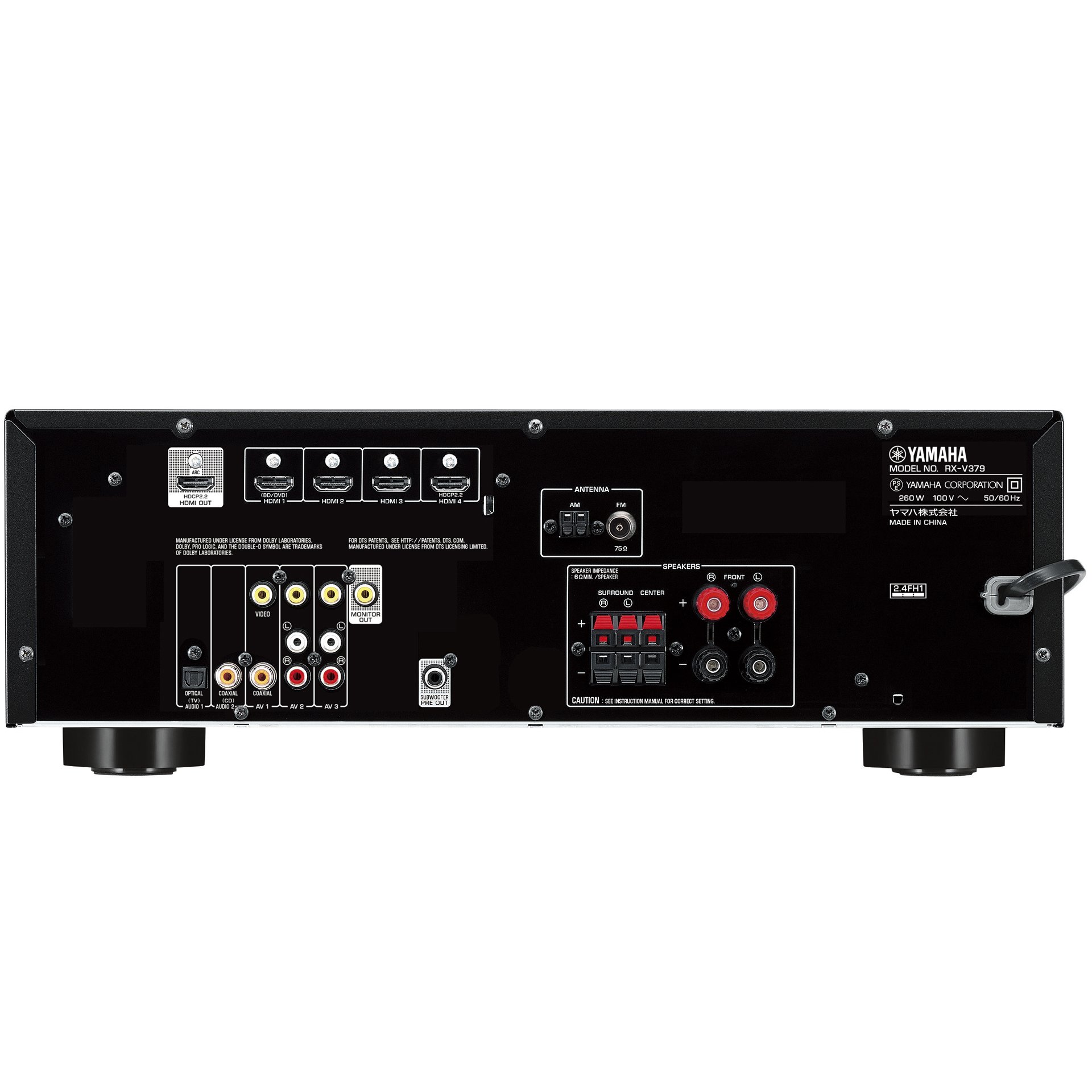 Amazon.co.jp: ヤマハ AVレシーバー ブラック RX-V379(B) : 家電＆カメラ