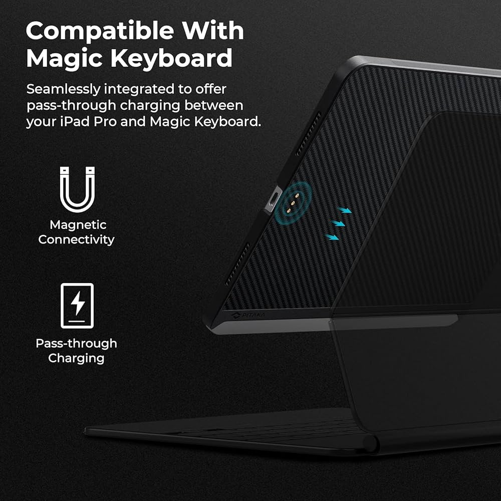 Amazon.com: PITAKA iPad Air 5/4 Case 2022/2020 - Ultra Thin Aramid