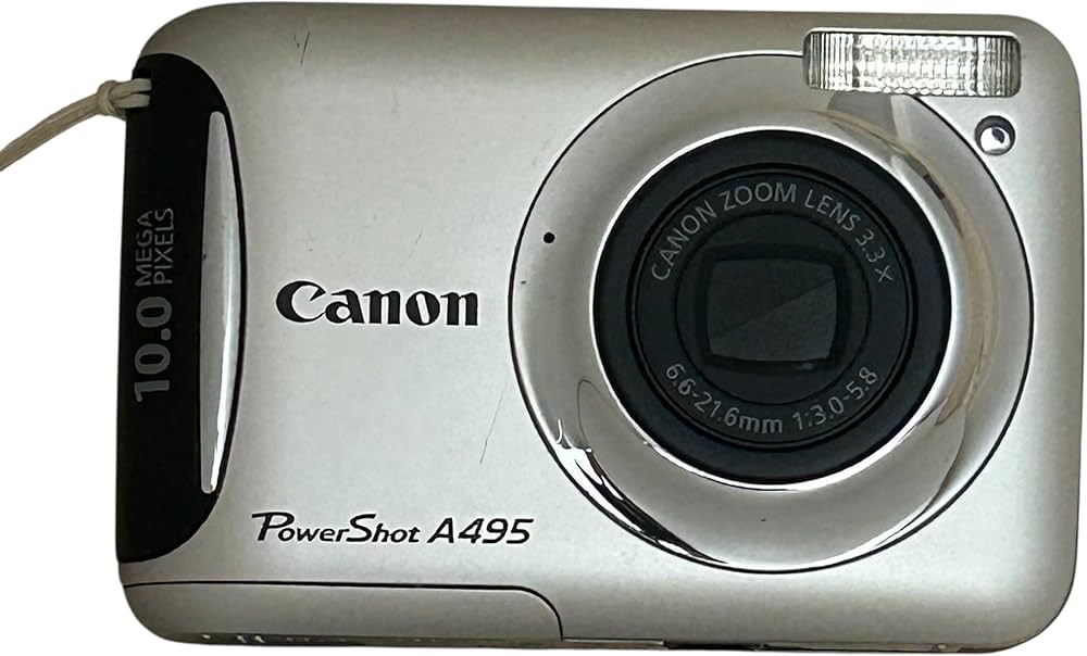 Amazon | PowerShot A495 シルバー Canon | コンパクト 通販
