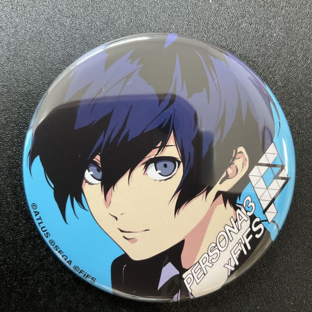 ペルソナ3 主人公 結城理 FIFSイラスト展 缶バッジ 50個セット 白