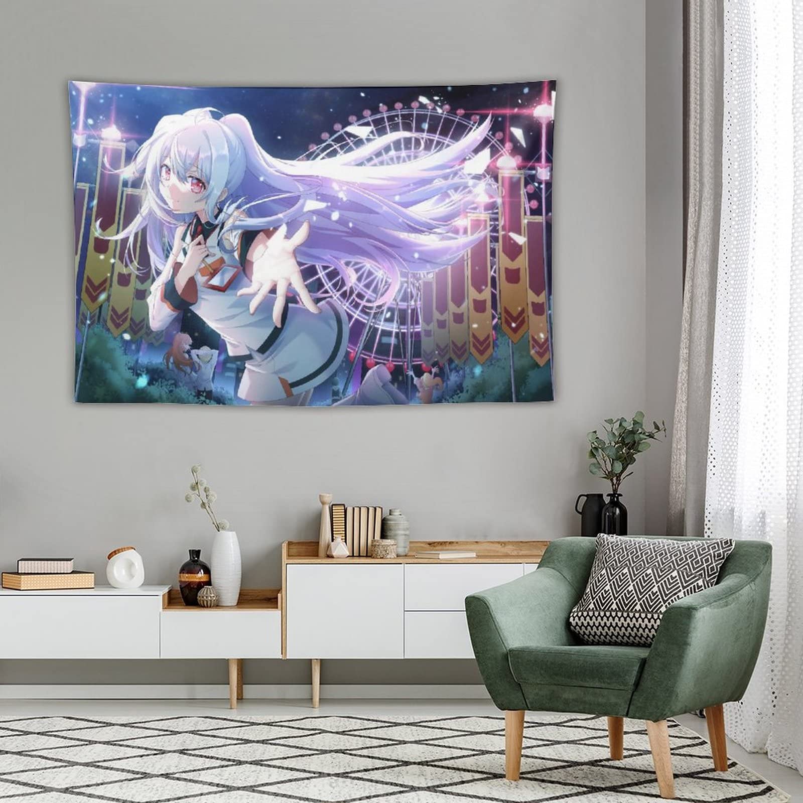 Amazon.co.jp: タペストリー 可愛い アニメ柄 プラスティック