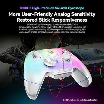 Amazon.com: BIGBIG WON Rainbow 3 Wireless Controller 2000Hz
