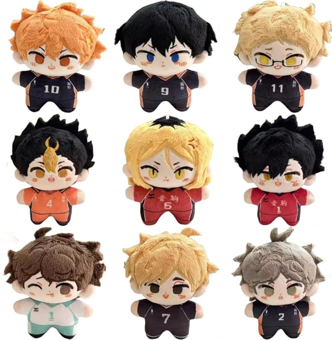 Amazon.co.jp: ハイキューぬいぐるみ 日向翔陽 影山飛雄 及川徹 月島蛍