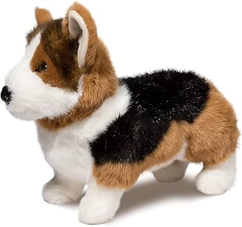 Amazon.com: Douglas Kirby Tri-Colored Corgi Dog Plush Stuffed