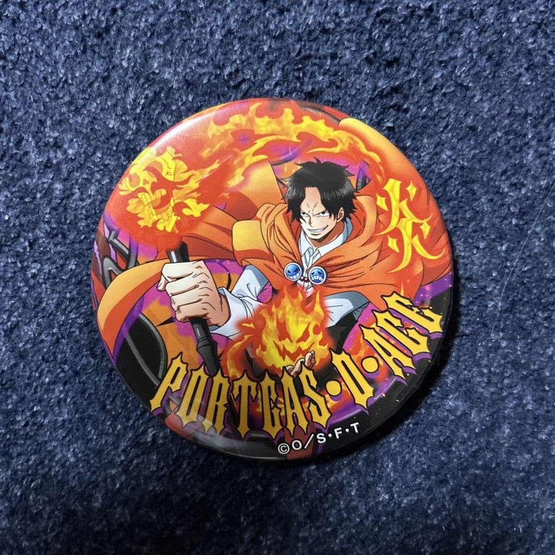 ONEPIECE ワンピース バースデー缶バッジ 2024 エース ONE PIECE