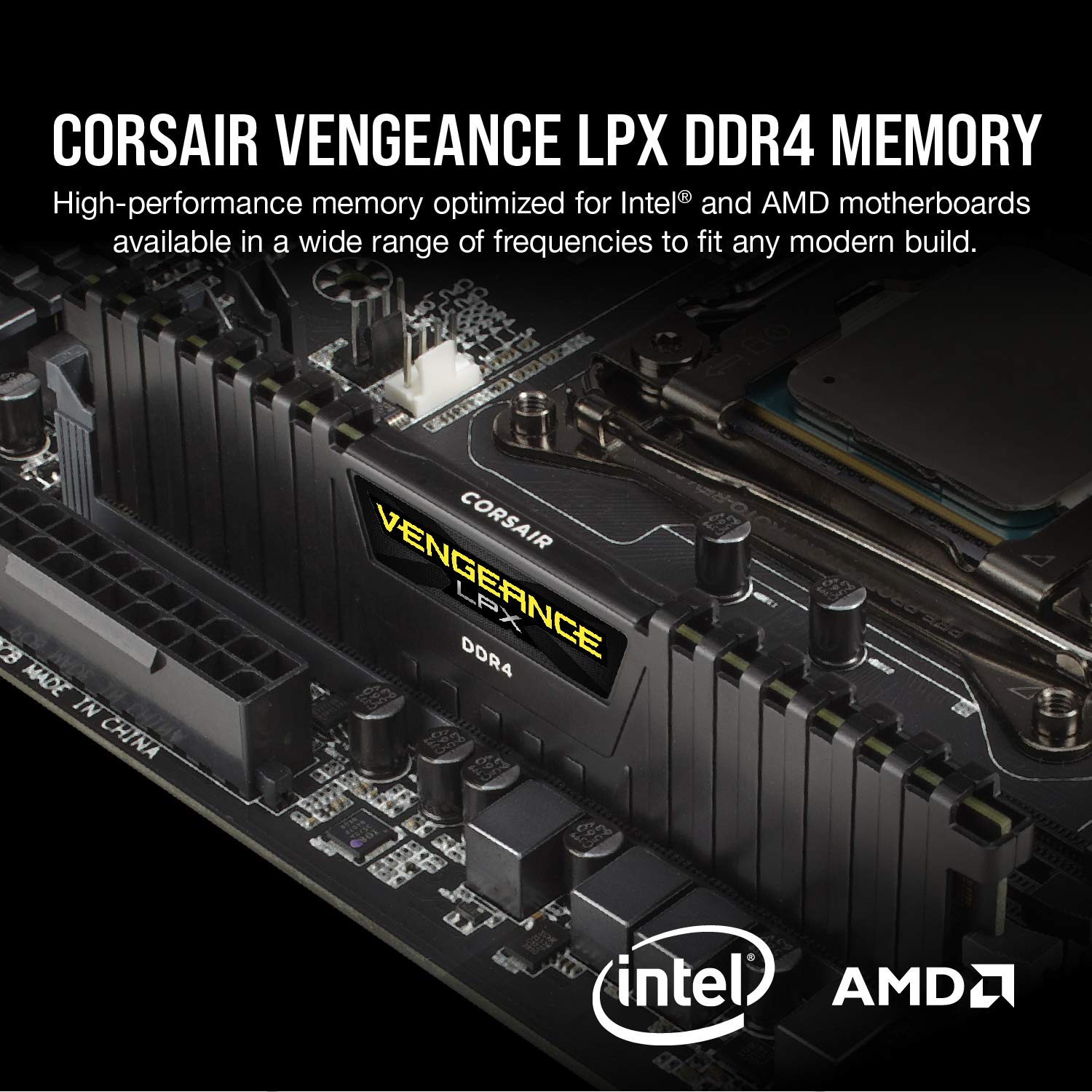 Corsair Vengeance LPX 16GB (2x8GB) DDR4 3600 (PC4-28800) C16 1.35V