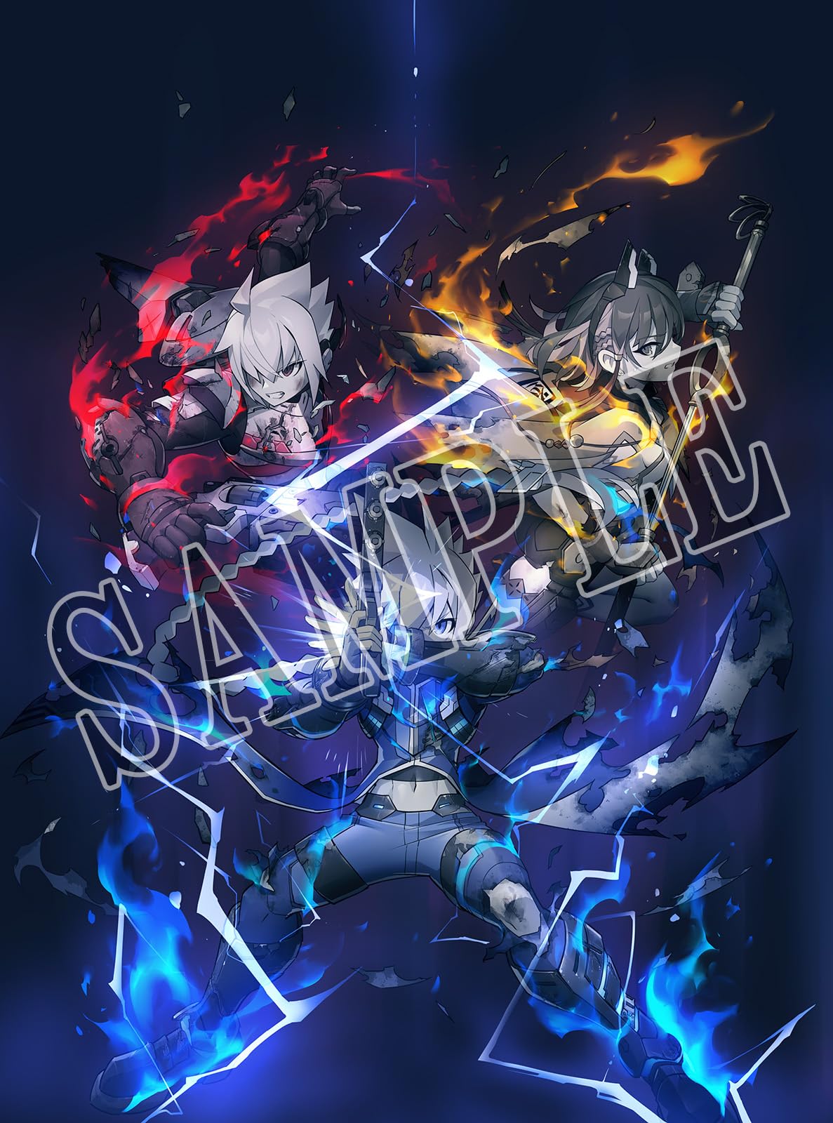 Amazon.co.jp: 蒼き雷霆 ガンヴォルト トライアングル エディション 10